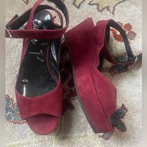 BUTTER Made In Italy Wedge Sandals NEW